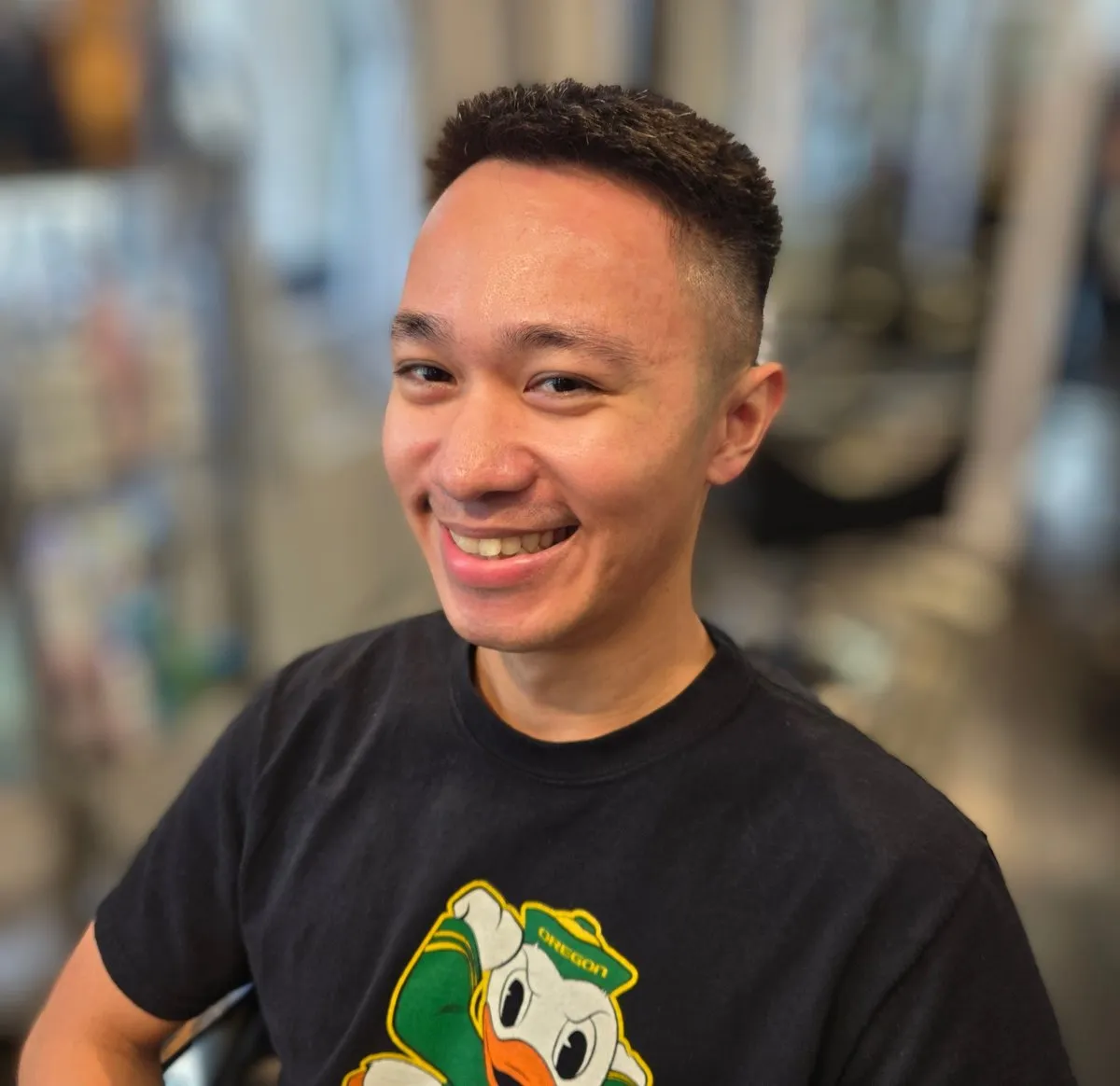 Skin fade haircut